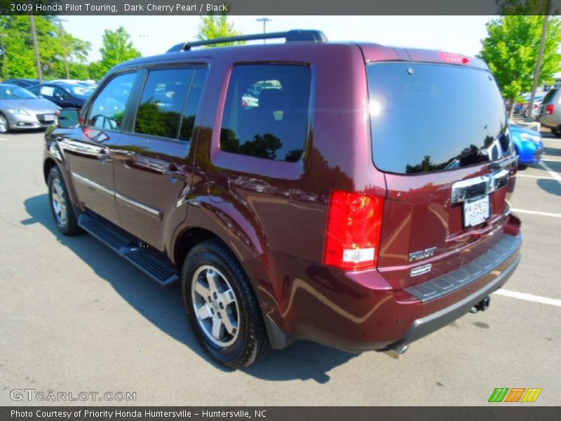 Dark Cherry Pearl / Black 2009 Honda Pilot Touring
