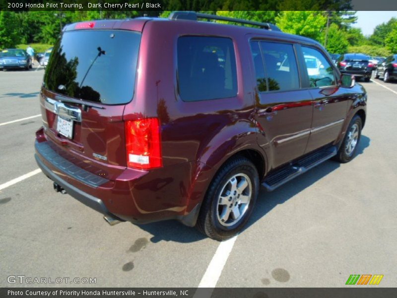 Dark Cherry Pearl / Black 2009 Honda Pilot Touring