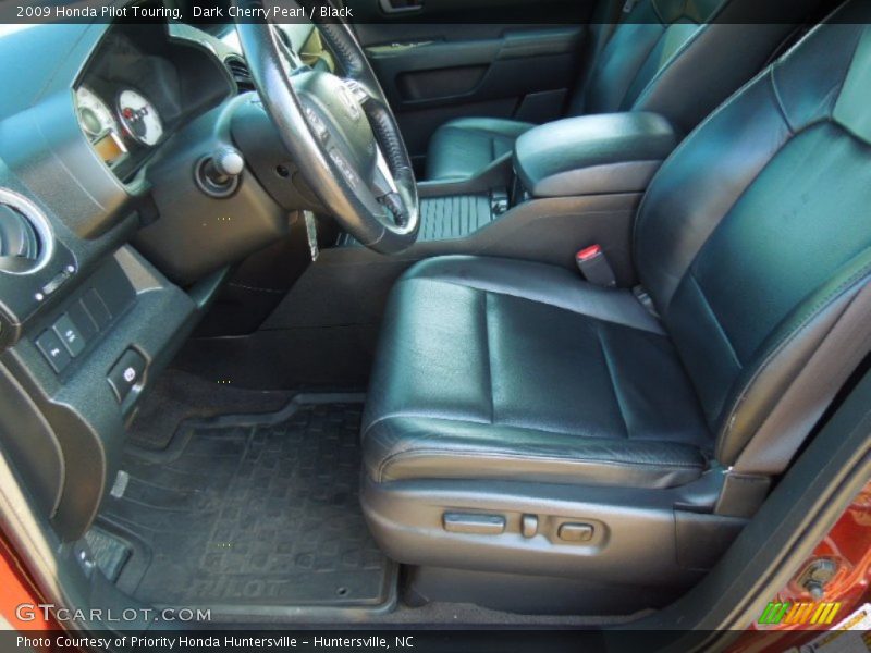 Dark Cherry Pearl / Black 2009 Honda Pilot Touring