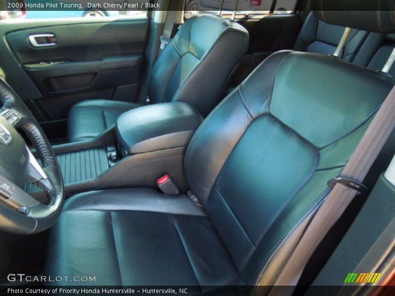 Dark Cherry Pearl / Black 2009 Honda Pilot Touring