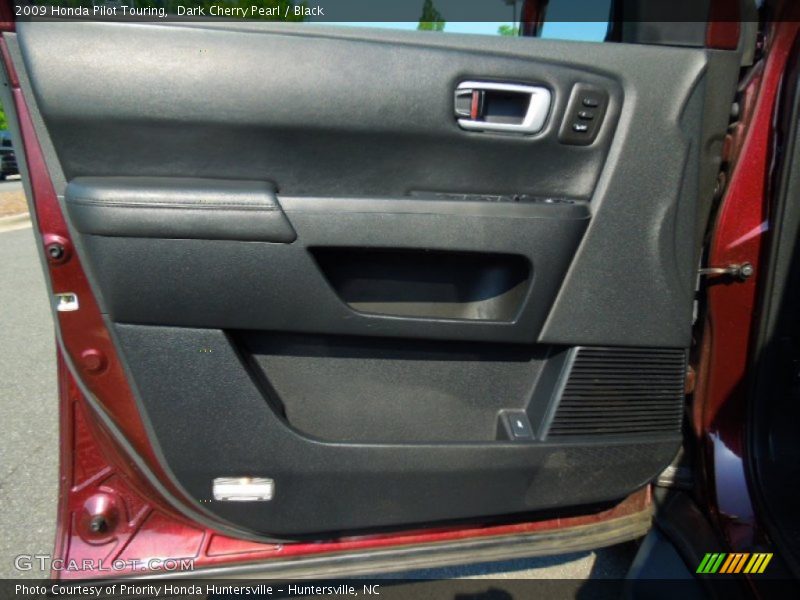 Dark Cherry Pearl / Black 2009 Honda Pilot Touring