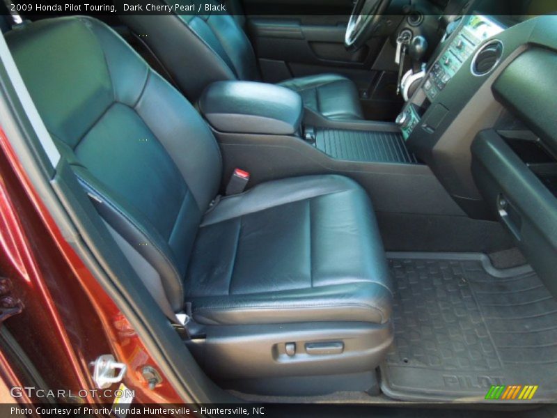 Dark Cherry Pearl / Black 2009 Honda Pilot Touring
