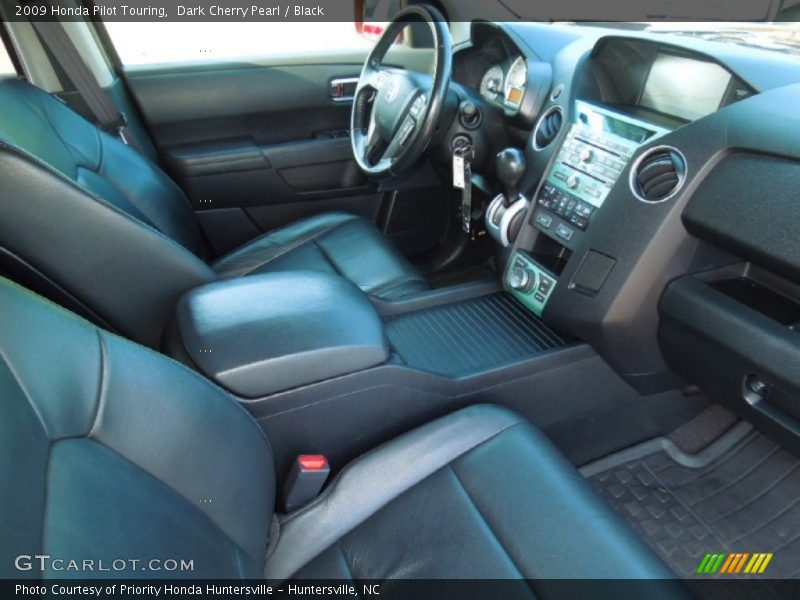 Dark Cherry Pearl / Black 2009 Honda Pilot Touring