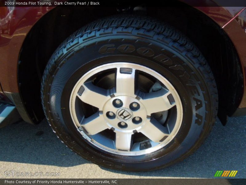 Dark Cherry Pearl / Black 2009 Honda Pilot Touring