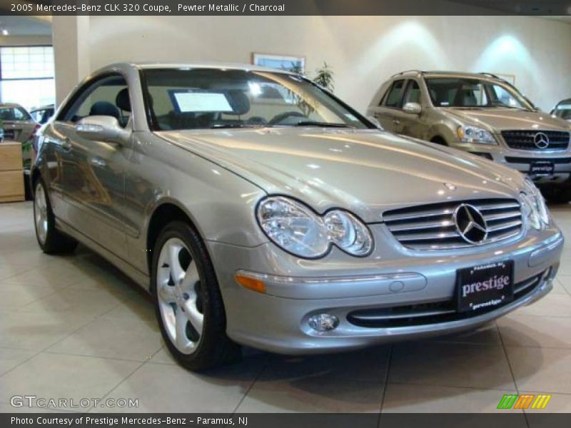 Pewter Metallic / Charcoal 2005 Mercedes-Benz CLK 320 Coupe