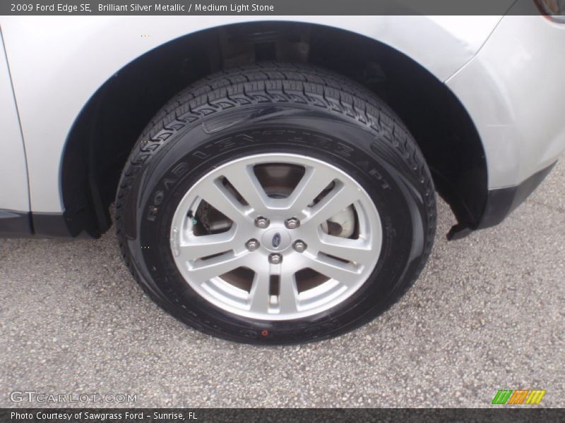 Brilliant Silver Metallic / Medium Light Stone 2009 Ford Edge SE