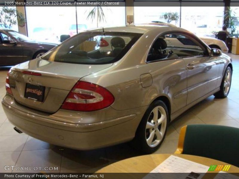 Pewter Metallic / Charcoal 2005 Mercedes-Benz CLK 320 Coupe