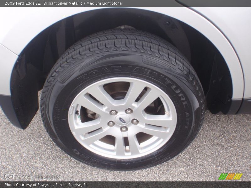 Brilliant Silver Metallic / Medium Light Stone 2009 Ford Edge SE