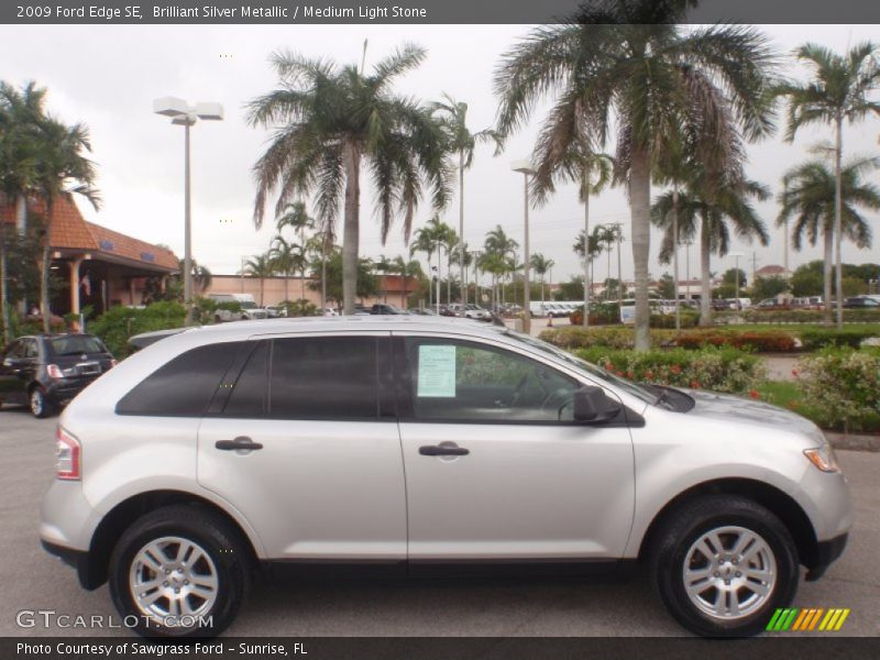 Brilliant Silver Metallic / Medium Light Stone 2009 Ford Edge SE