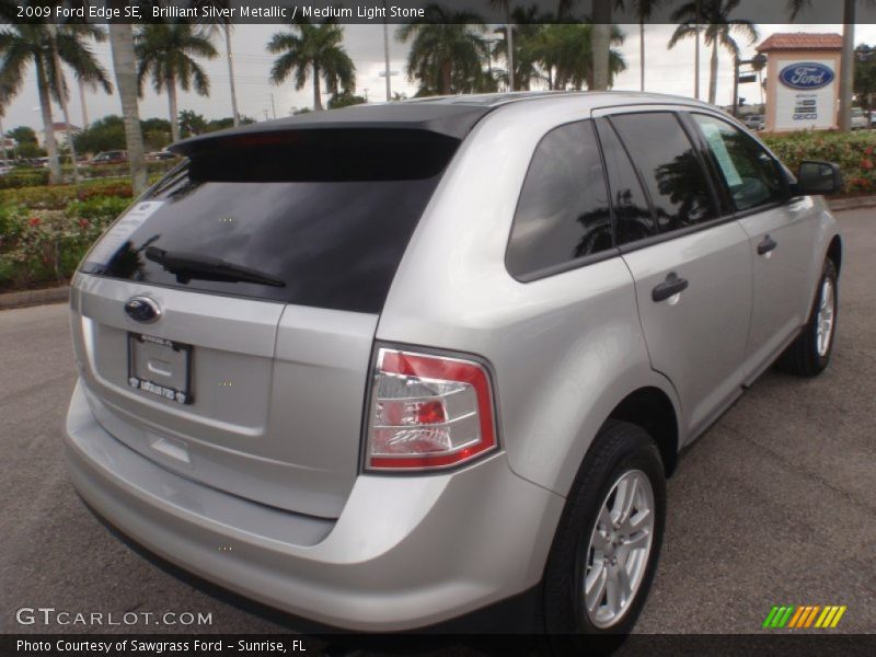 Brilliant Silver Metallic / Medium Light Stone 2009 Ford Edge SE