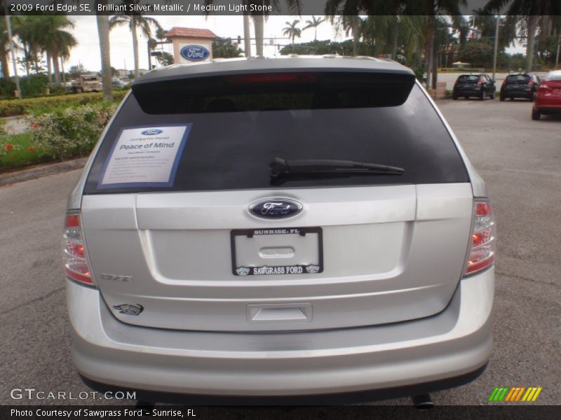 Brilliant Silver Metallic / Medium Light Stone 2009 Ford Edge SE