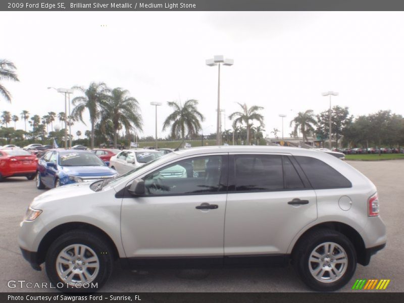 Brilliant Silver Metallic / Medium Light Stone 2009 Ford Edge SE