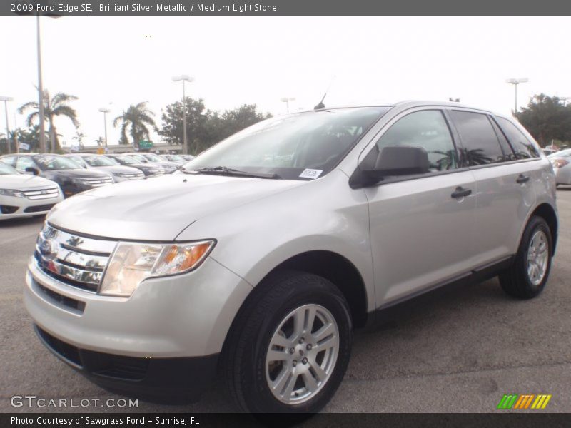 Brilliant Silver Metallic / Medium Light Stone 2009 Ford Edge SE