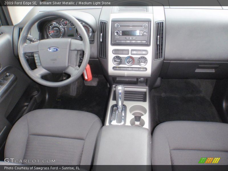 Brilliant Silver Metallic / Medium Light Stone 2009 Ford Edge SE
