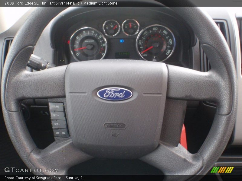 Brilliant Silver Metallic / Medium Light Stone 2009 Ford Edge SE