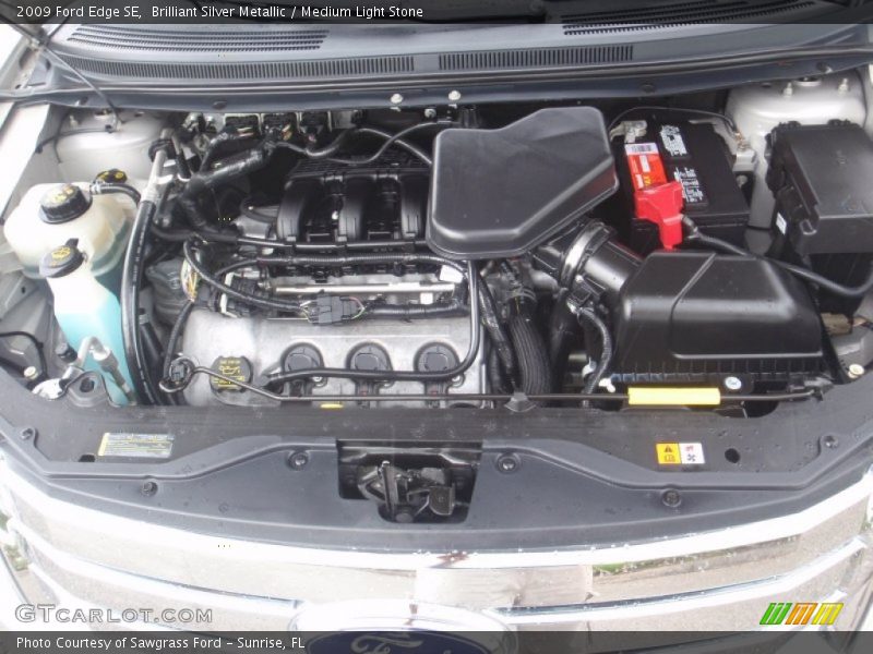 Brilliant Silver Metallic / Medium Light Stone 2009 Ford Edge SE