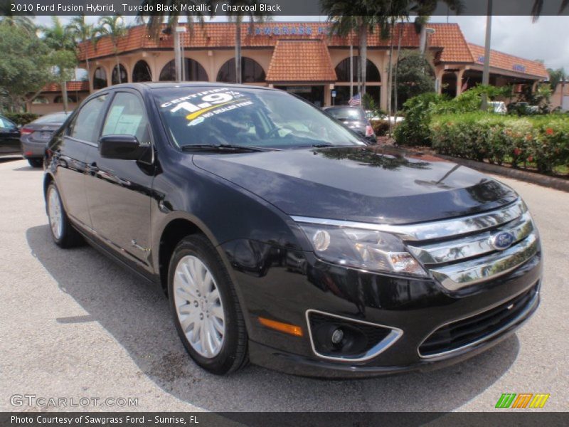 Tuxedo Black Metallic / Charcoal Black 2010 Ford Fusion Hybrid
