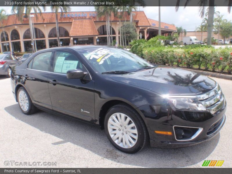 Tuxedo Black Metallic / Charcoal Black 2010 Ford Fusion Hybrid