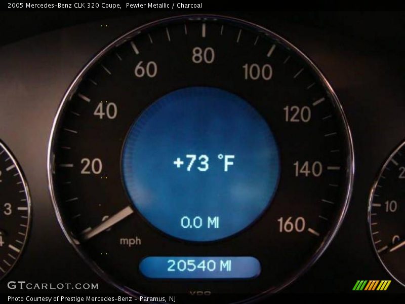 Pewter Metallic / Charcoal 2005 Mercedes-Benz CLK 320 Coupe