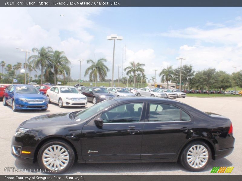 Tuxedo Black Metallic / Charcoal Black 2010 Ford Fusion Hybrid