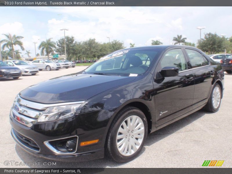 Tuxedo Black Metallic / Charcoal Black 2010 Ford Fusion Hybrid