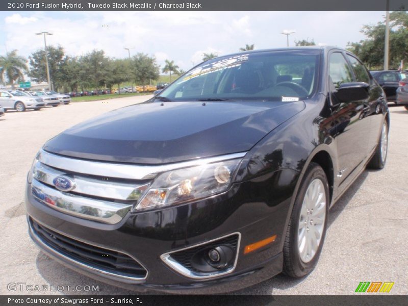 Tuxedo Black Metallic / Charcoal Black 2010 Ford Fusion Hybrid