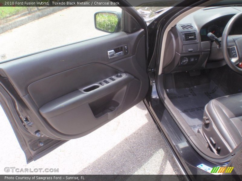 Tuxedo Black Metallic / Charcoal Black 2010 Ford Fusion Hybrid