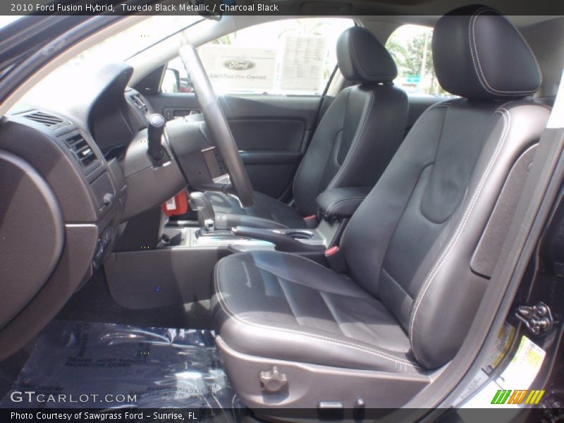 Tuxedo Black Metallic / Charcoal Black 2010 Ford Fusion Hybrid