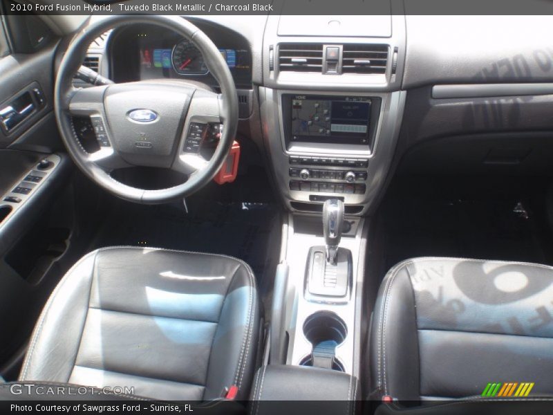 Tuxedo Black Metallic / Charcoal Black 2010 Ford Fusion Hybrid