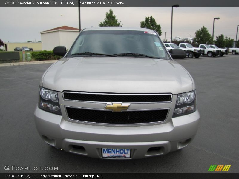 Silver Birch Metallic / Ebony 2008 Chevrolet Suburban 2500 LT 4x4