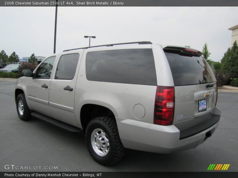 Silver Birch Metallic / Ebony 2008 Chevrolet Suburban 2500 LT 4x4