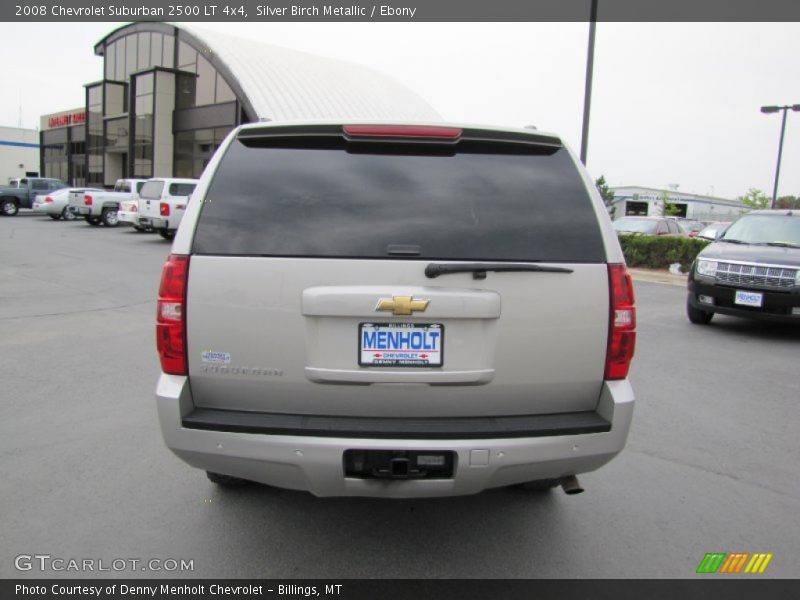 Silver Birch Metallic / Ebony 2008 Chevrolet Suburban 2500 LT 4x4