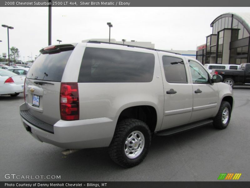 Silver Birch Metallic / Ebony 2008 Chevrolet Suburban 2500 LT 4x4