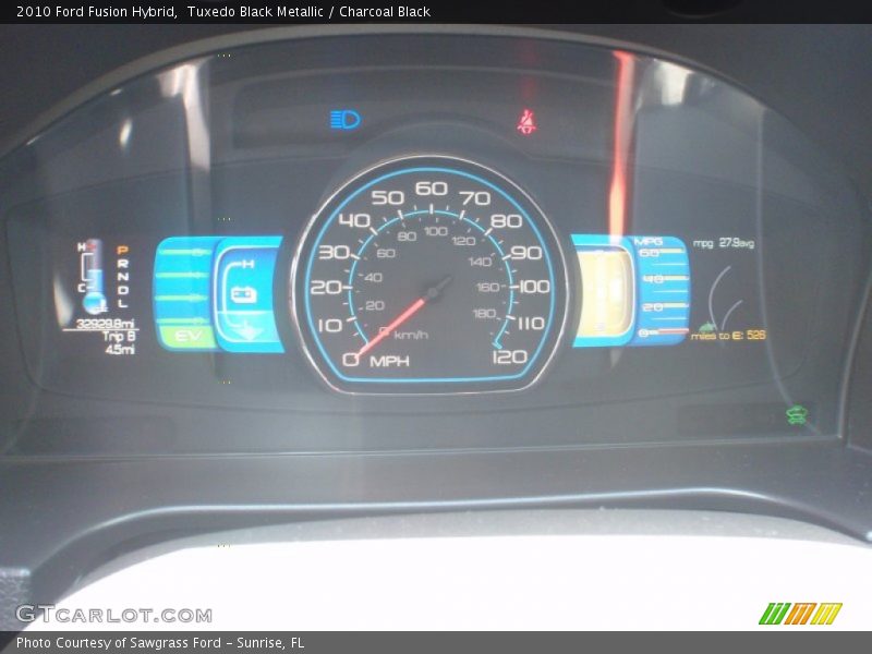 Tuxedo Black Metallic / Charcoal Black 2010 Ford Fusion Hybrid