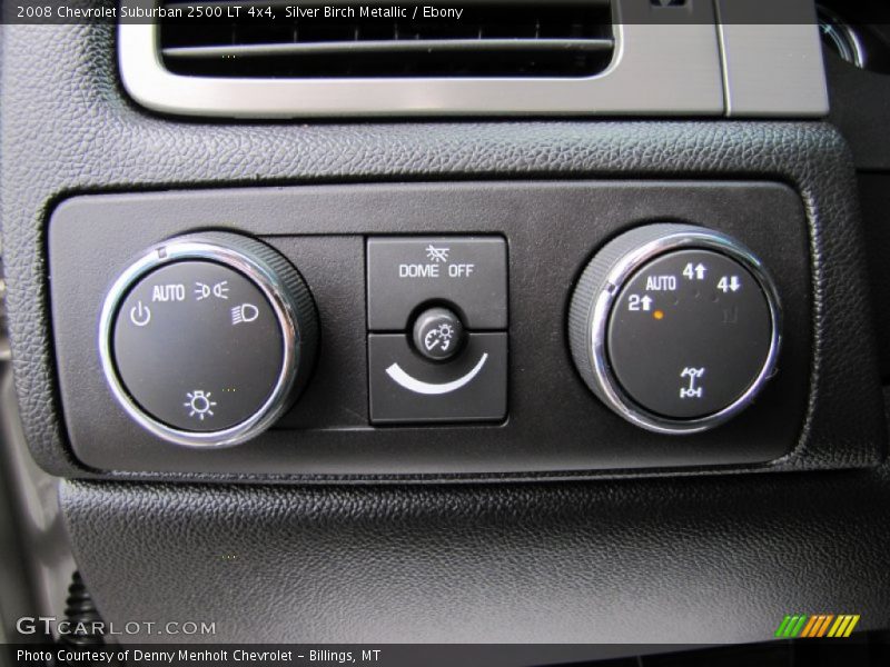 Controls of 2008 Suburban 2500 LT 4x4