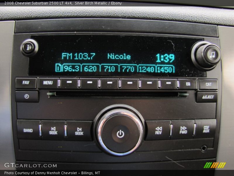 Controls of 2008 Suburban 2500 LT 4x4