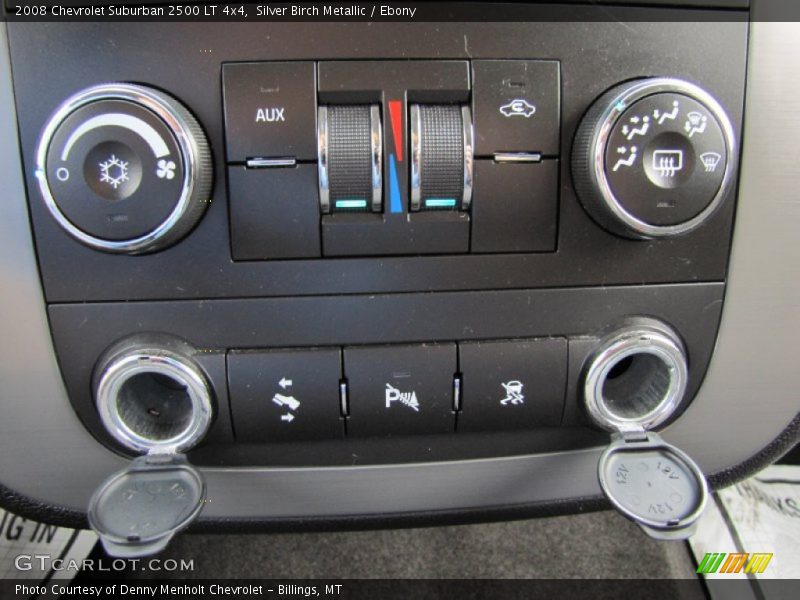 Controls of 2008 Suburban 2500 LT 4x4