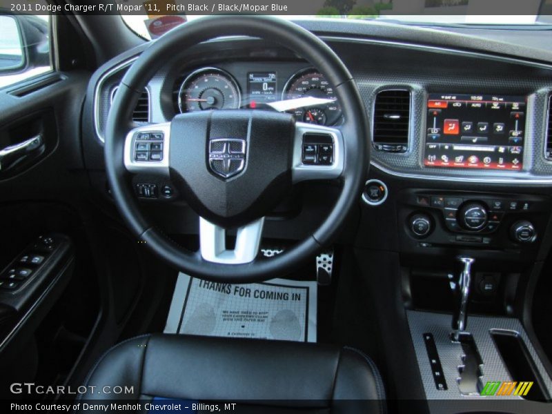 Dashboard of 2011 Charger R/T Mopar '11