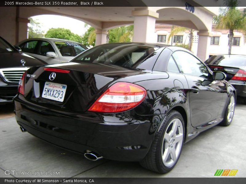 Black / Black 2005 Mercedes-Benz SLK 350 Roadster