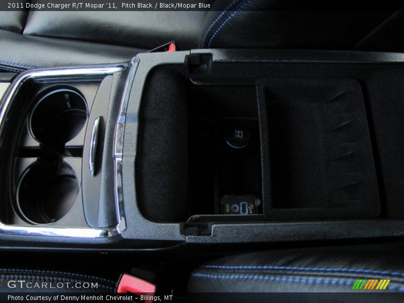 Pitch Black / Black/Mopar Blue 2011 Dodge Charger R/T Mopar '11