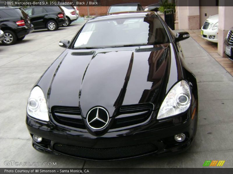 Black / Black 2005 Mercedes-Benz SLK 350 Roadster