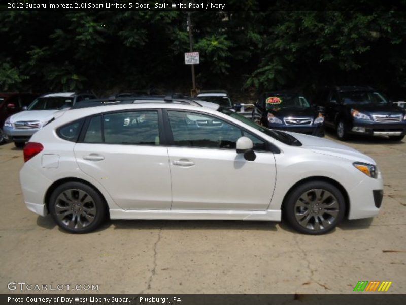  2012 Impreza 2.0i Sport Limited 5 Door Satin White Pearl