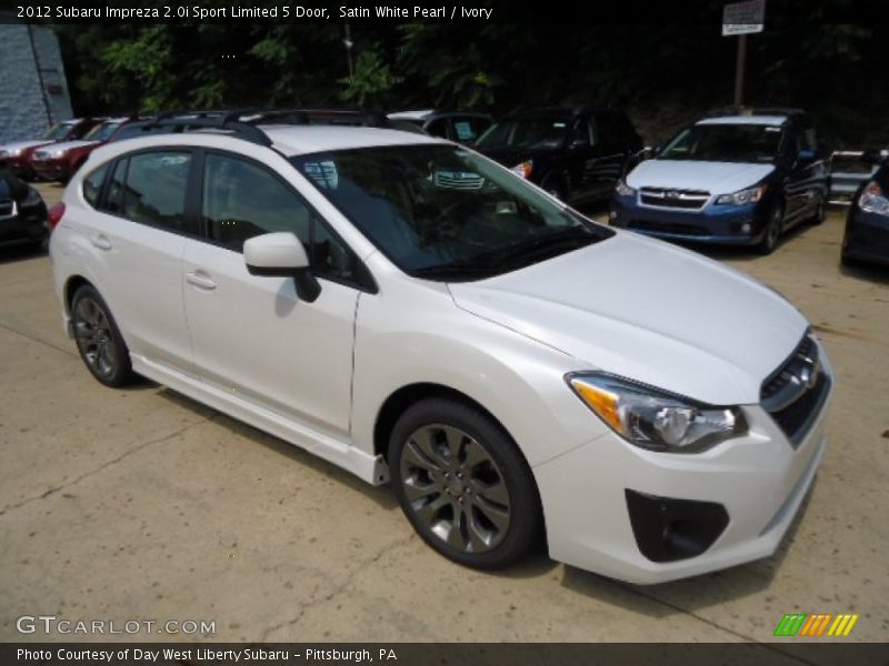 Front 3/4 View of 2012 Impreza 2.0i Sport Limited 5 Door