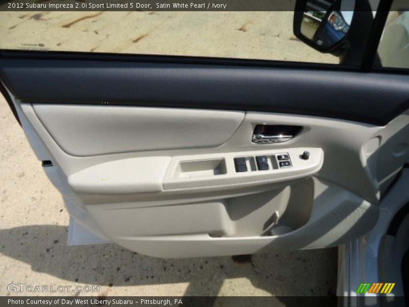 Satin White Pearl / Ivory 2012 Subaru Impreza 2.0i Sport Limited 5 Door