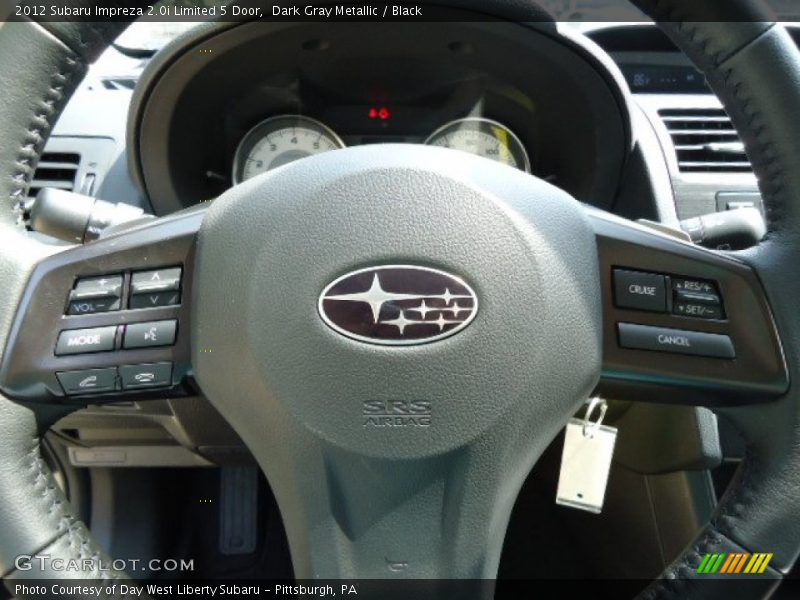  2012 Impreza 2.0i Limited 5 Door Steering Wheel