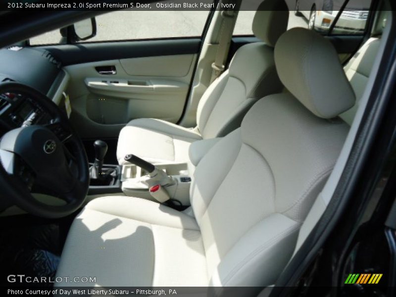 Obsidian Black Pearl / Ivory 2012 Subaru Impreza 2.0i Sport Premium 5 Door