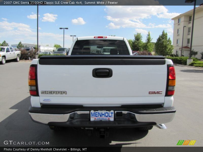 Summit White / Pewter 2007 GMC Sierra 3500HD Classic SLE Crew Cab 4x4