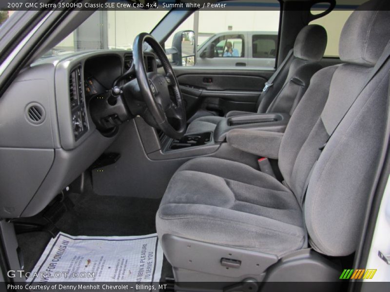 Summit White / Pewter 2007 GMC Sierra 3500HD Classic SLE Crew Cab 4x4