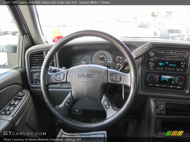 Summit White / Pewter 2007 GMC Sierra 3500HD Classic SLE Crew Cab 4x4