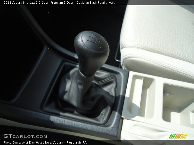 Obsidian Black Pearl / Ivory 2012 Subaru Impreza 2.0i Sport Premium 5 Door